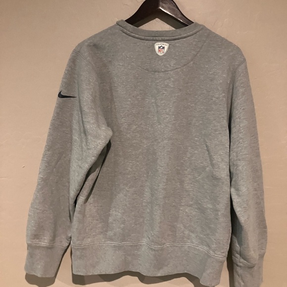 Nike New England Patriots Gray Sweatshirt and Blue Hat Ball Cap Size Small - Picture 8 of 15